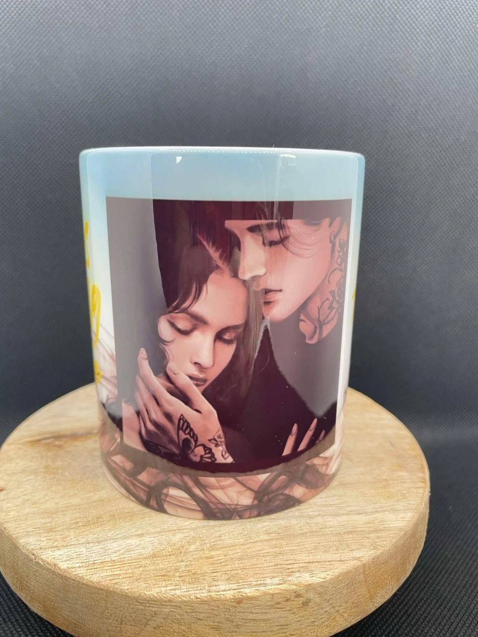 ☕ Ceramic Mug – Ashes Falling for the Sky ☁️🖤 – photo 2